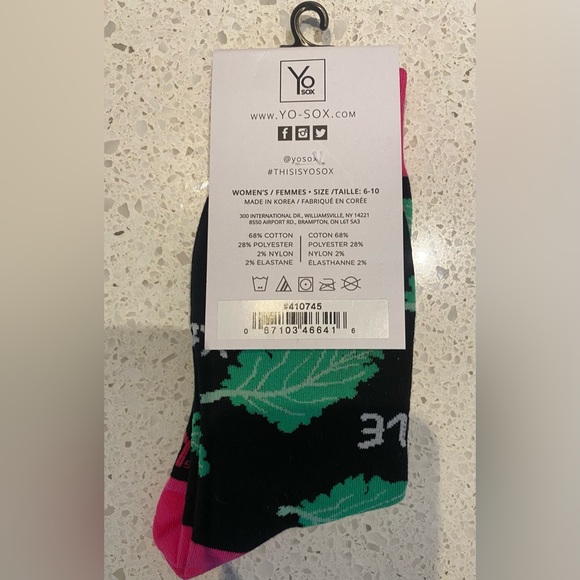 Yo Sox “Kale” Socks - Picture 2 of 3